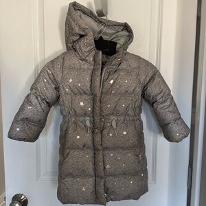 GAP down coat - girls 4t